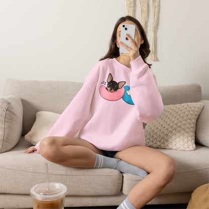 Nap Time Chihuahuas Unisex Crewneck Sweatshirt – Cozy Sibling Naps