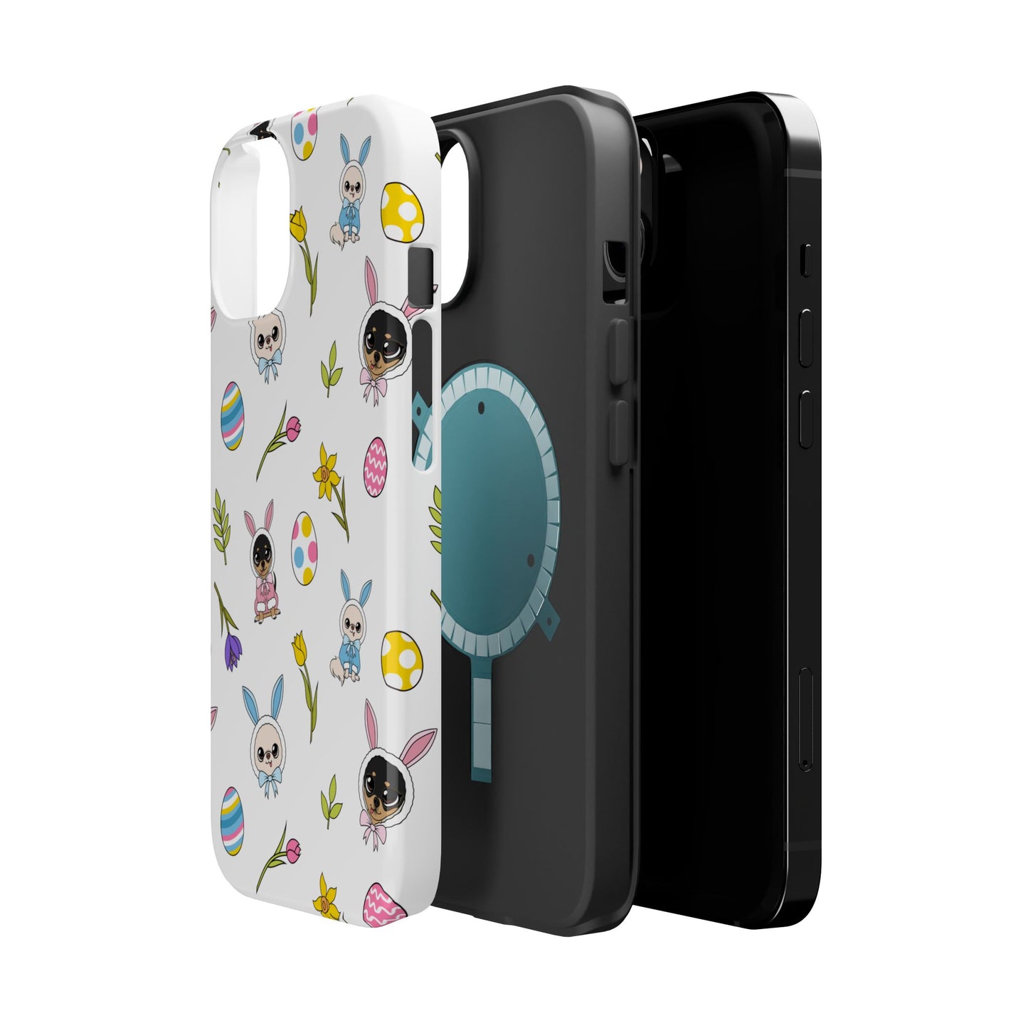 Cedric & Maya Easter Pattern Magnetic Tough Phone Case