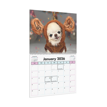 Calendar - Tiny Chihuahua Cedric & Maya 2026