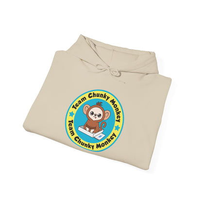 Team Chunky Monkey Badge Hoodie – Playful Spirit & Cozy Strength