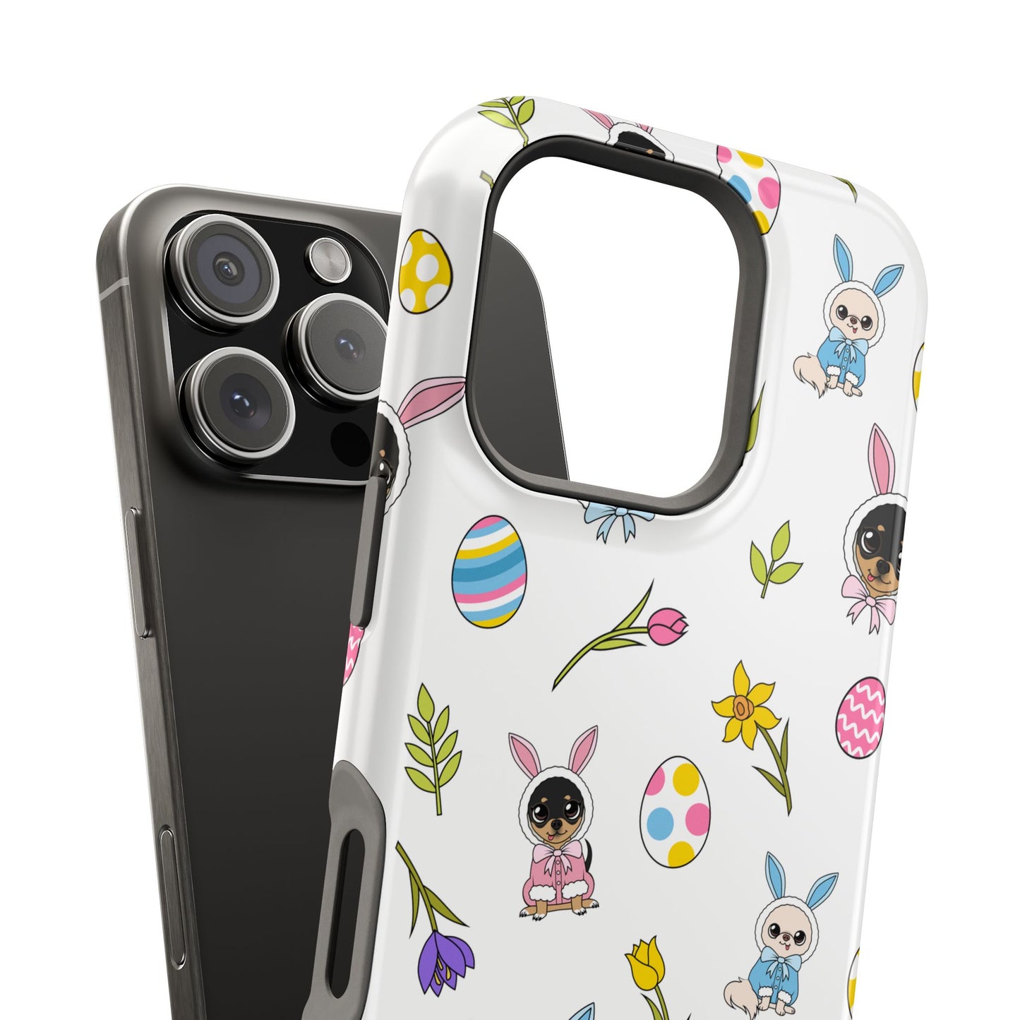 Cedric & Maya Easter Pattern Magnetic Tough Phone Case