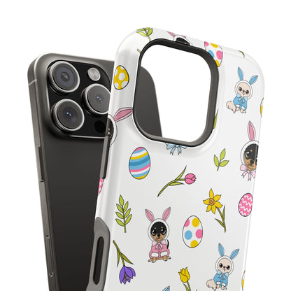 Cedric & Maya Easter Pattern Magnetic Tough Phone Case