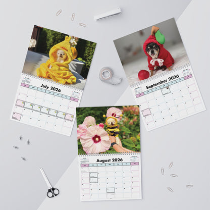 Calendar - Tiny Chihuahua Cedric & Maya 2026