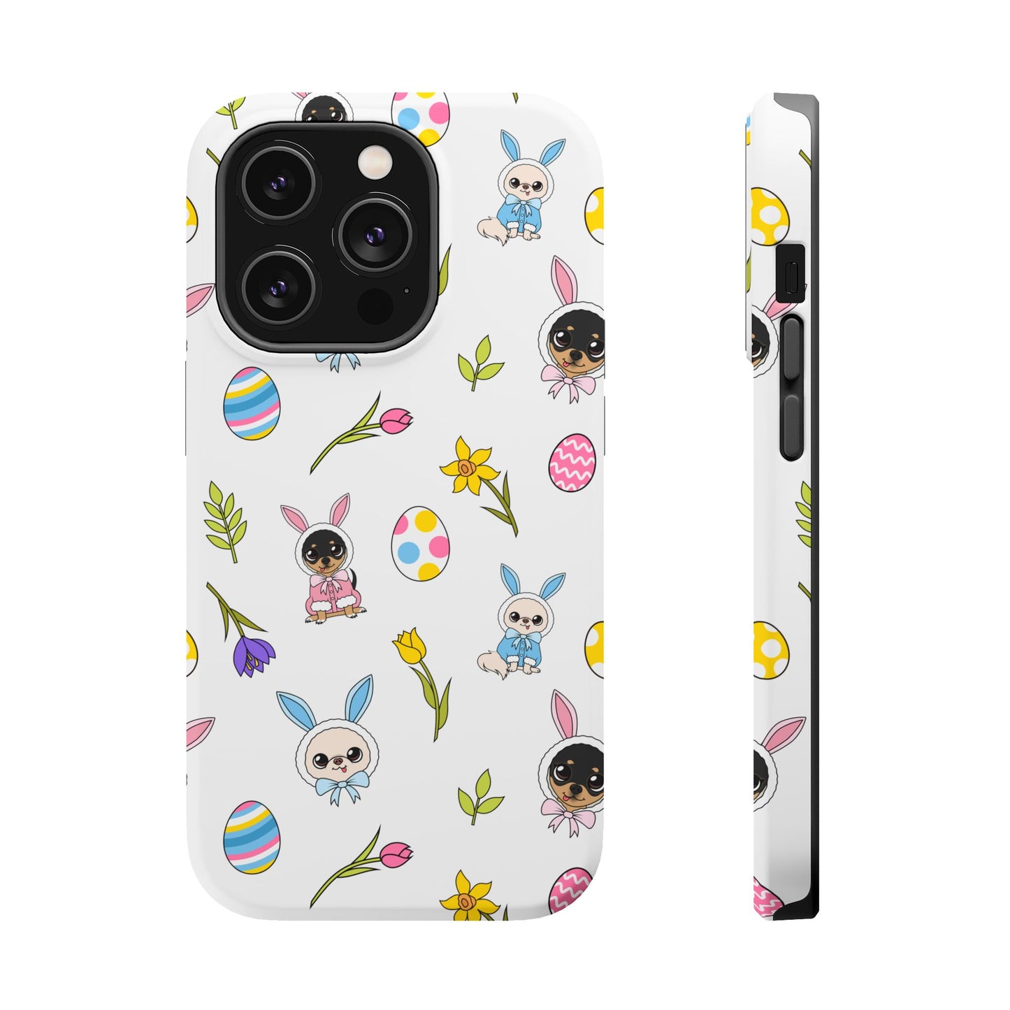 Cedric & Maya Easter Pattern Magnetic Tough Phone Case