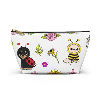 Bug‑Chis Pattern Accessory Pouch – Quiet Garden Helpers