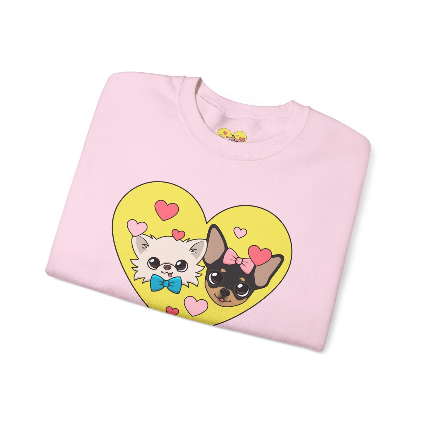 💛 Cedric & Maya’s Sunshine Sibling Sweatshirt – Yellow Heart Edition 💛