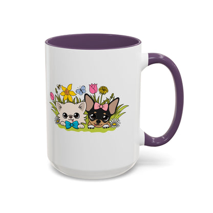 Cedric and Maya's Spring Garden Tour Accent Coffee Mug