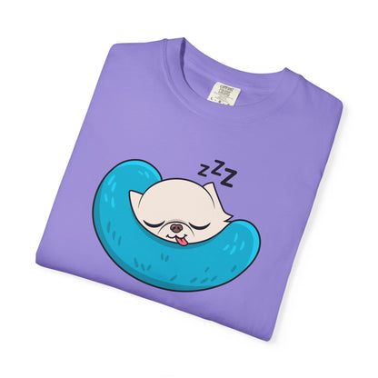 Sleepy Nap Time Cedric Garment-Dyed T-Shirt – Blue Calm