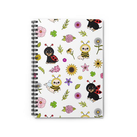 Bug-Chis Pattern Spiral Notebook – Tiny Garden Thoughts