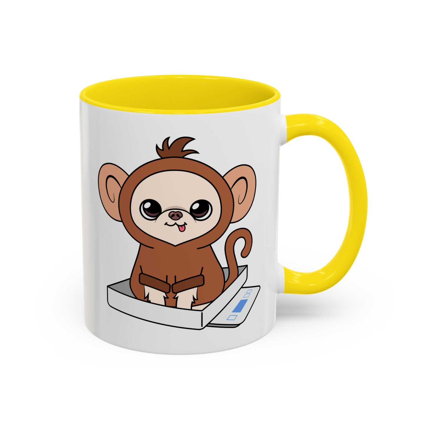 Chunky Monkey Weigh-In Moment Accent Coffee Mug