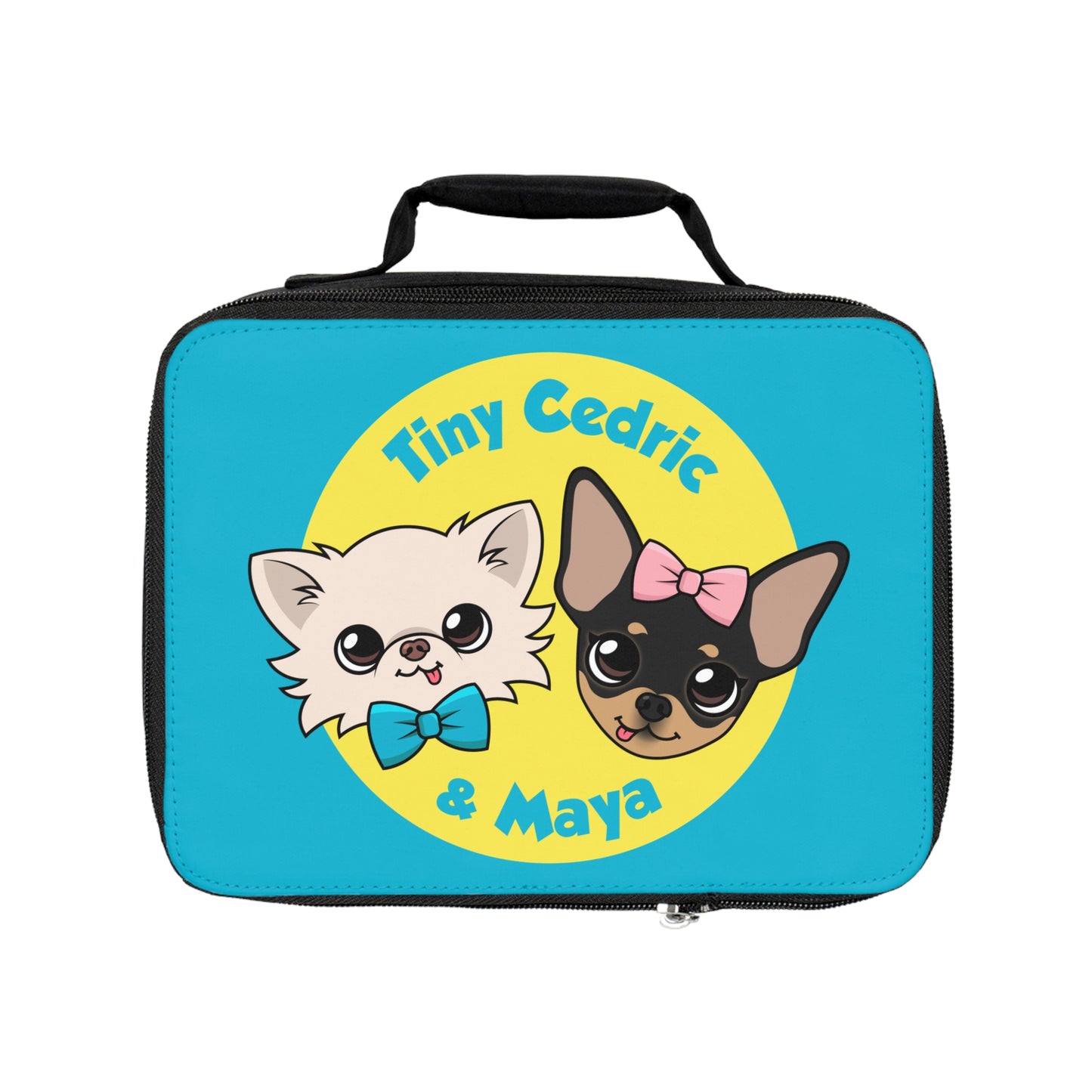 Tiny Chihuahua Lunch Bag - Blue Edition