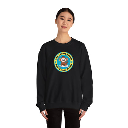 Team Chunky Monkey Badge Crewneck Sweatshirt – Proud, Playful Spirit