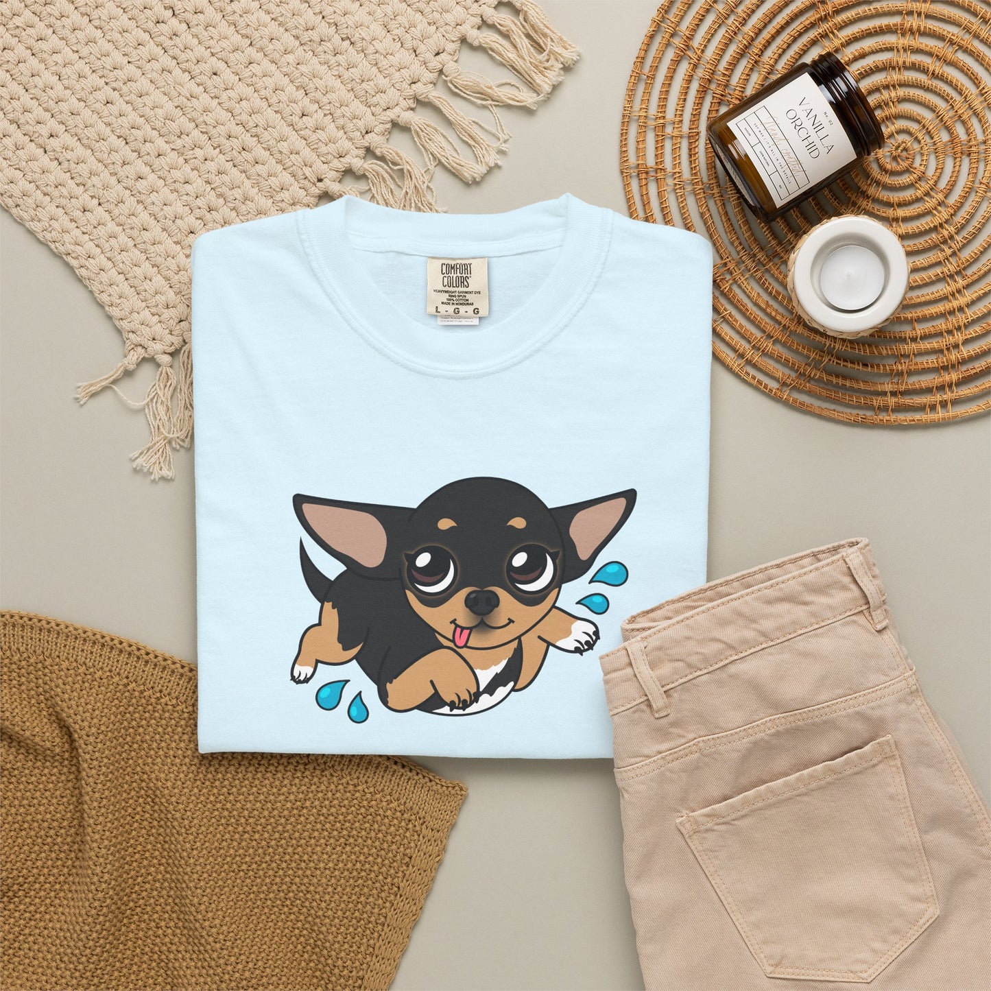 Air Swimming Maya Unisex Garment-Dyed T-Shirt – Gentle Breezes