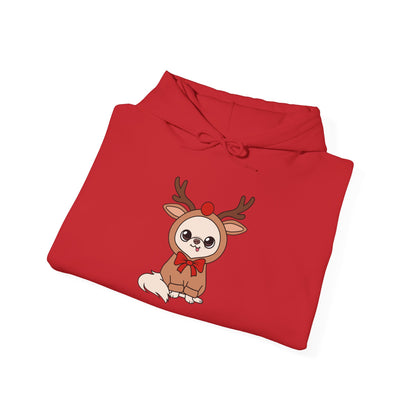 Cedric Reindeer Cheer Unisex Hoodie – Tiny Festive Joy