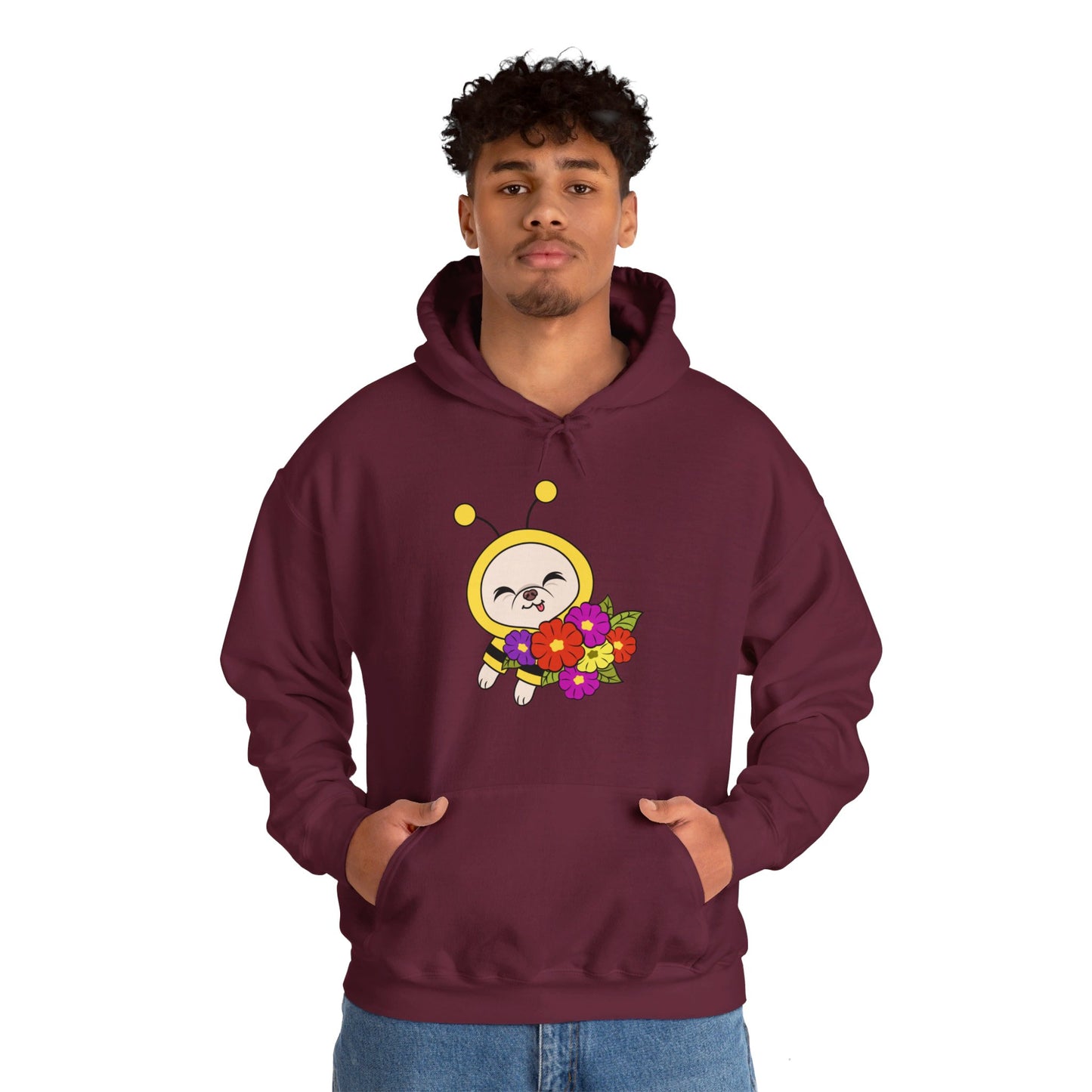 Sudadera con capucha con clasificación de flores de Beedric