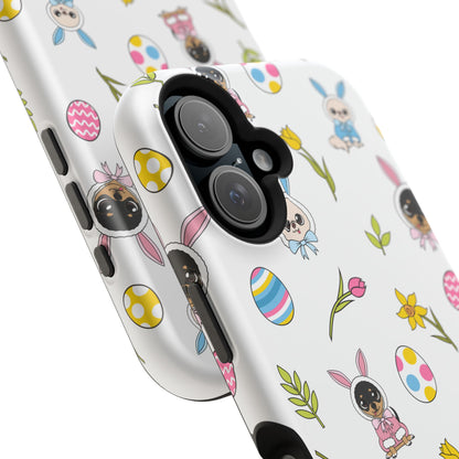 Cedric & Maya Easter Pattern Magnetic Tough Phone Case