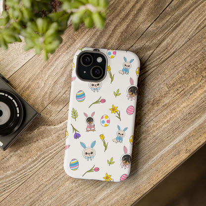 Cedric & Maya Easter Pattern Magnetic Tough Phone Case