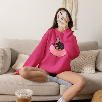 Sleepy Nap Time Maya Unisex Crewneck Sweatshirt – Safe, Soft Rest