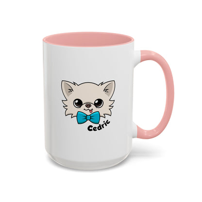 Taza clásica de la mañana de Cedric, pequeño chihuahua 