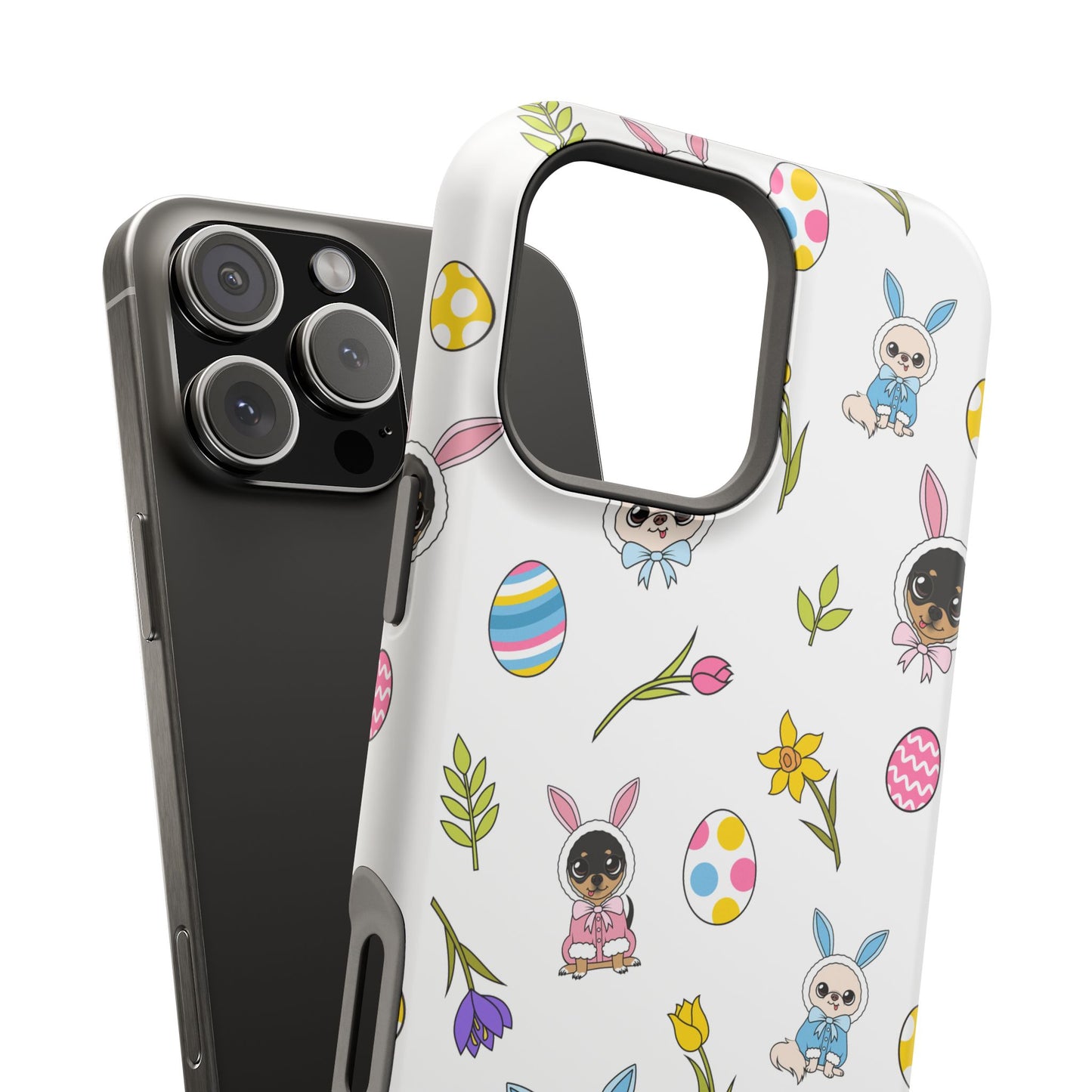 Cedric & Maya Easter Pattern Magnetic Tough Phone Case