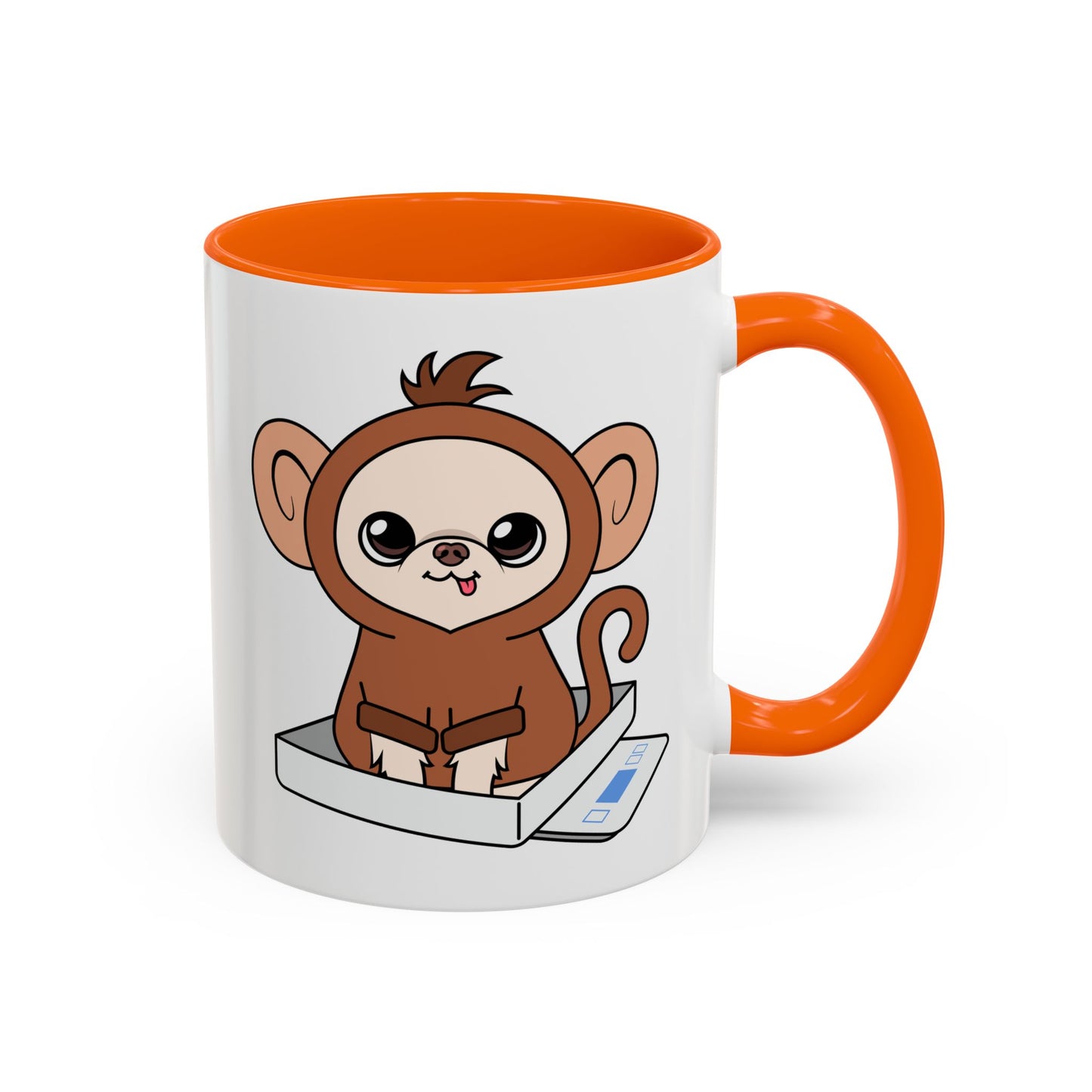 Chunky Monkey Weigh-In Moment Accent Coffee Mug