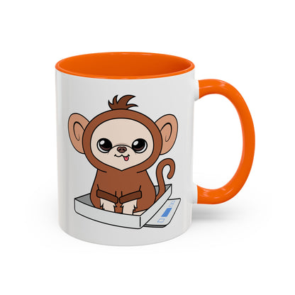 Chunky Monkey Weigh-In Moment Accent Coffee Mug