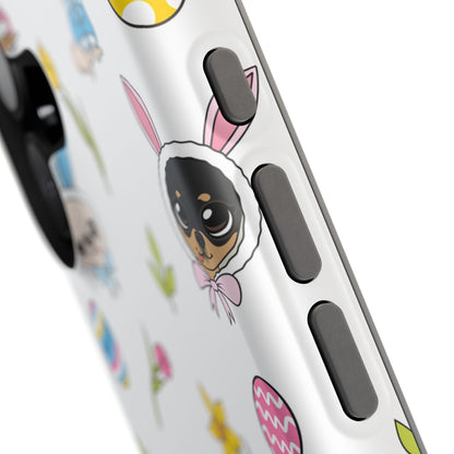 Cedric & Maya Easter Pattern Magnetic Tough Phone Case