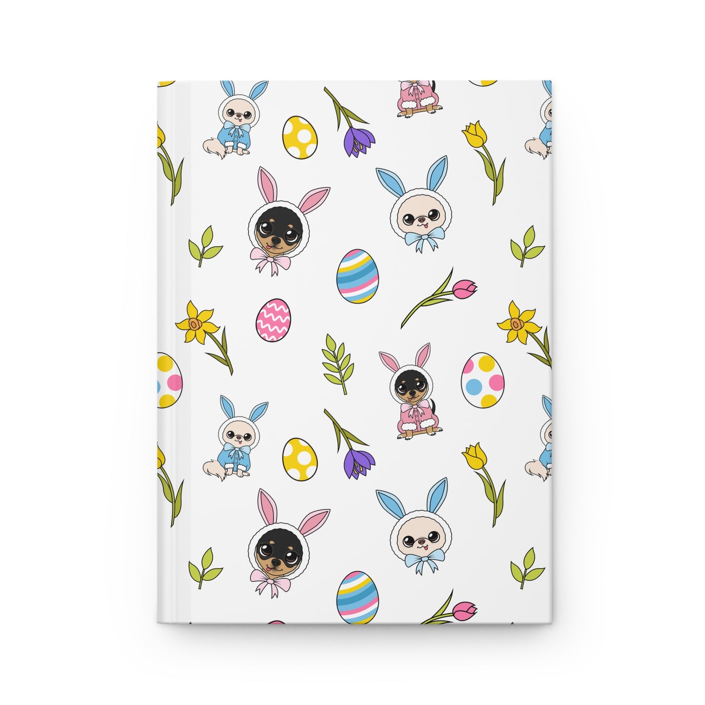 Cedric & Maya Easter Pattern Matte Hardcover Journal