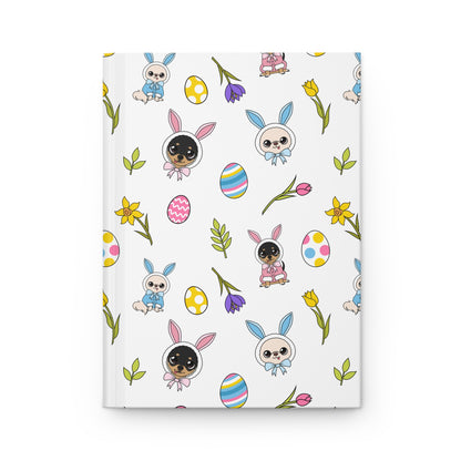 Cedric & Maya Easter Pattern Matte Hardcover Journal