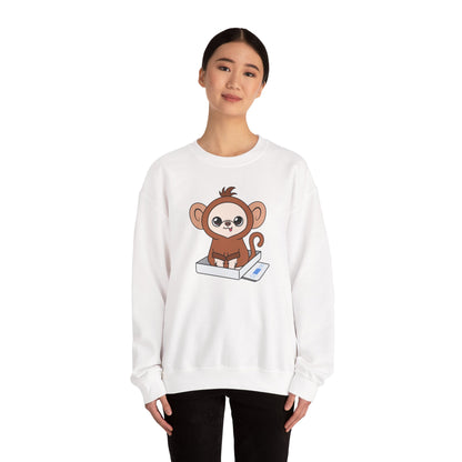 Chunky Monkey Weigh-In Moment Unisex Crewneck Sweatshirt