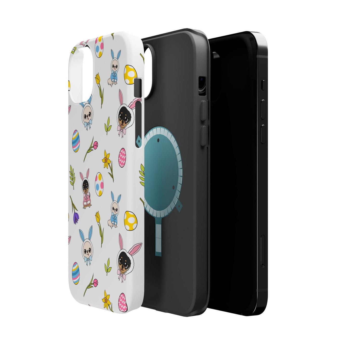 Cedric & Maya Easter Pattern Magnetic Tough Phone Case