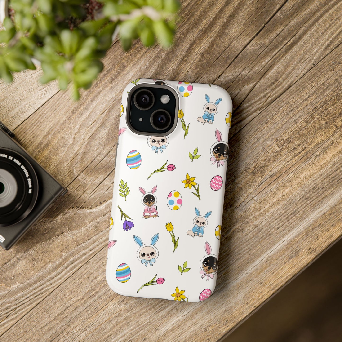 Cedric & Maya Easter Pattern Magnetic Tough Phone Case