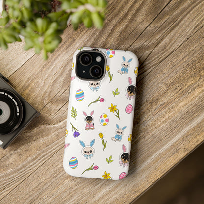 Cedric & Maya Easter Pattern Magnetic Tough Phone Case