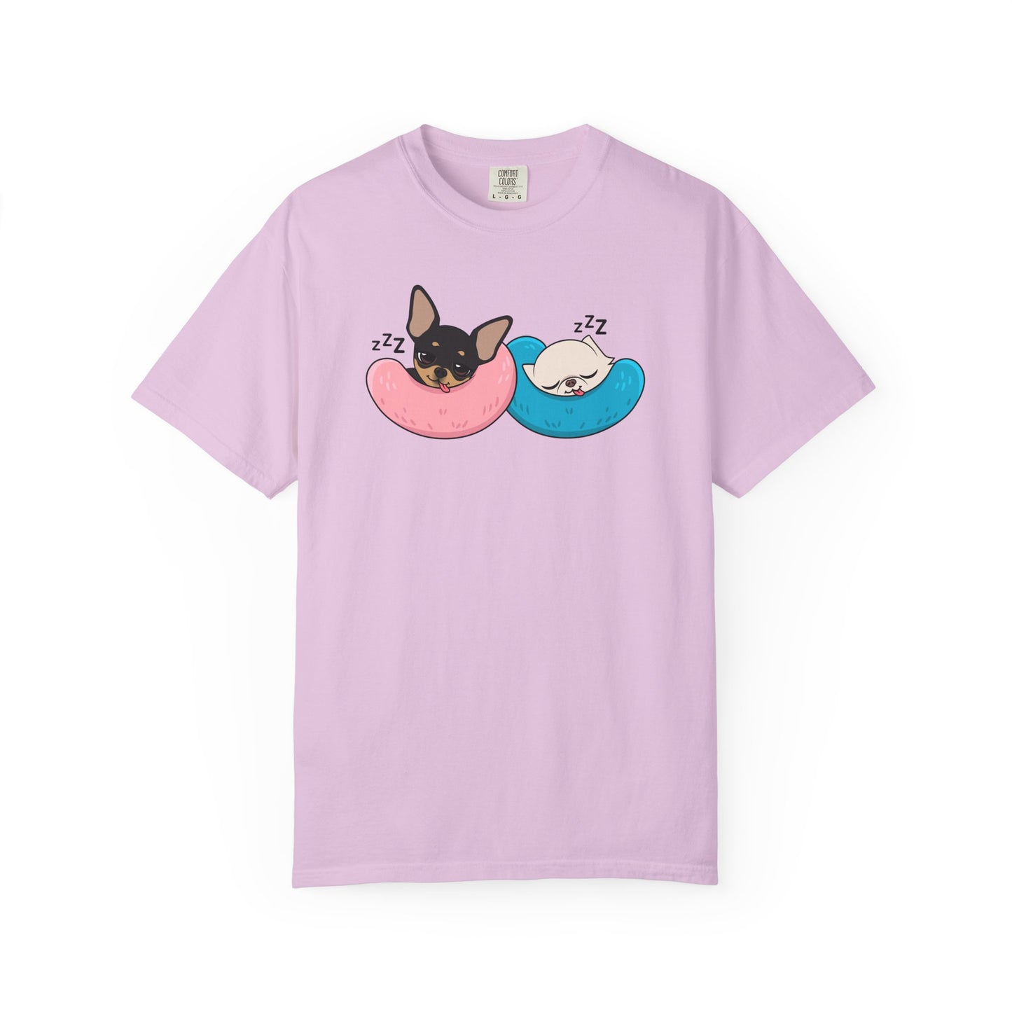 Nap Time Chihuahuas Unisex Garment-Dyed T-Shirt – Cozy Sibling Naps