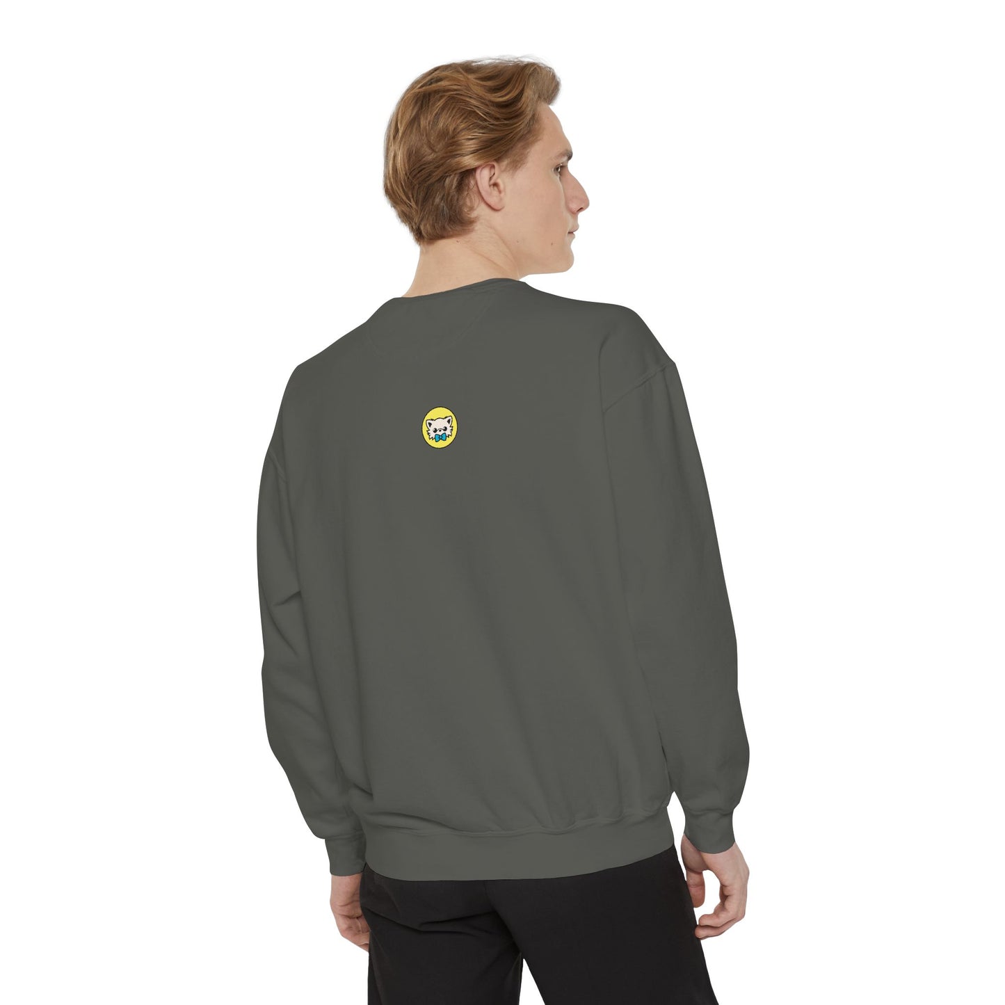 Cute Cat Duo Sweatshirt — Kawaii Kitten Graphic Pullover