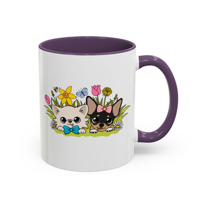 Cedric and Maya's Spring Garden Tour Accent Coffee Mug
