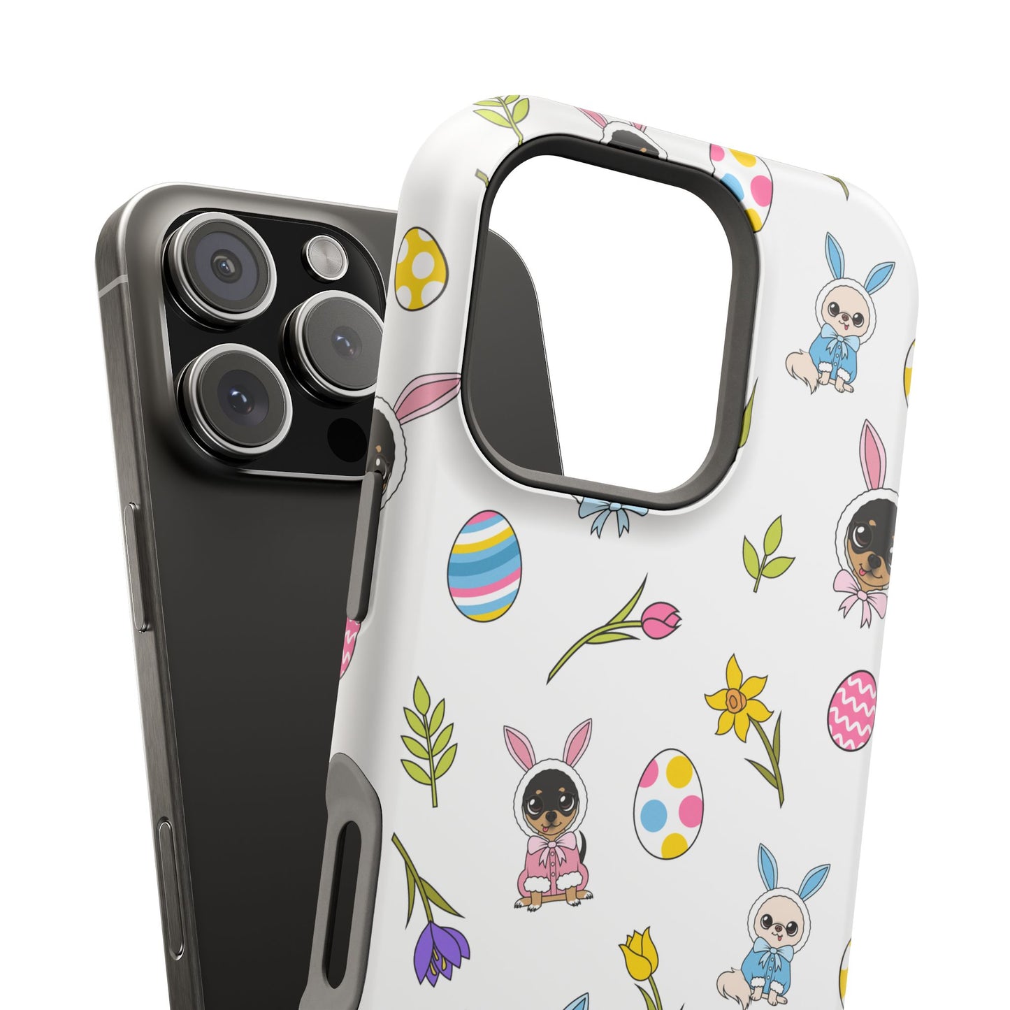 Cedric & Maya Easter Pattern Magnetic Tough Phone Case