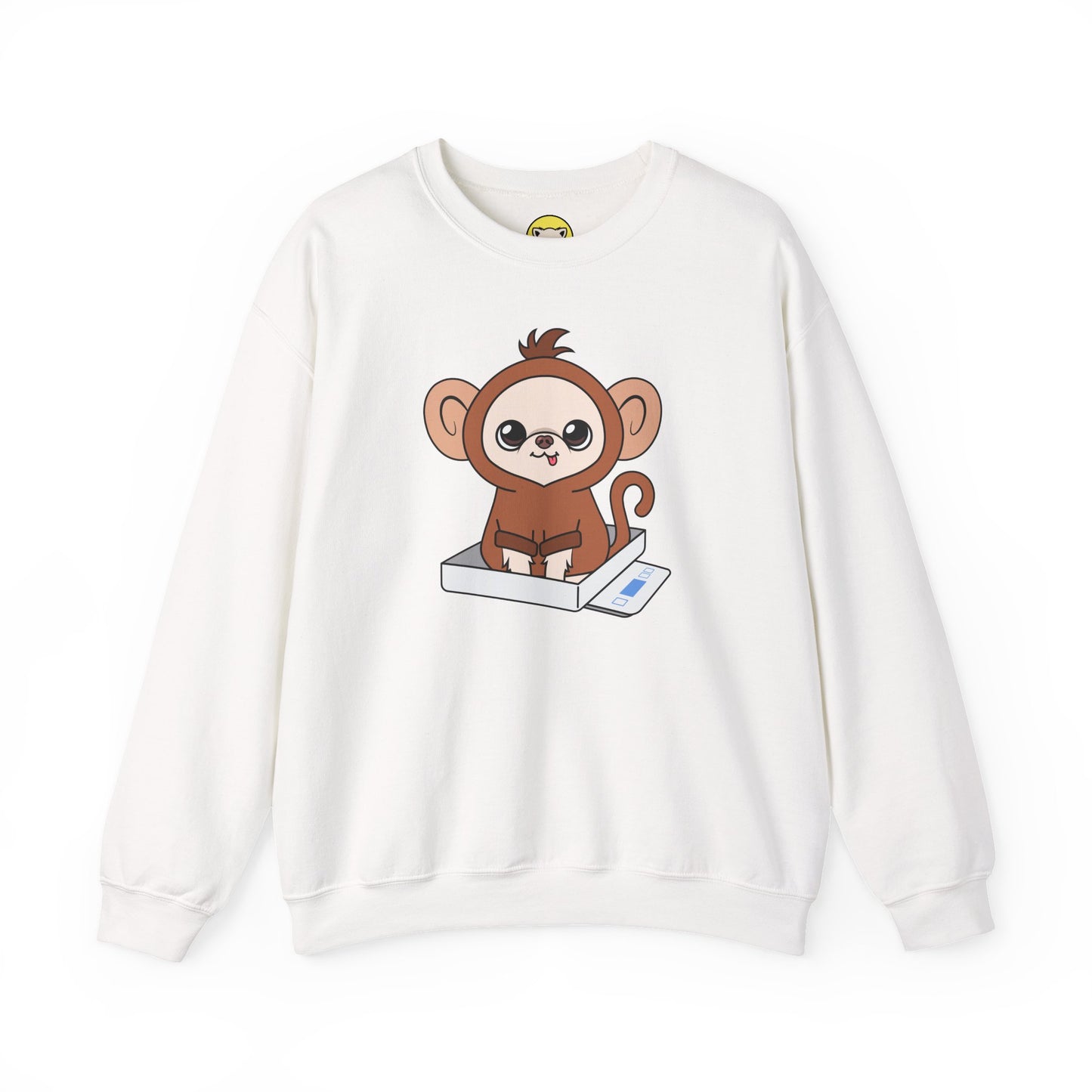 Chunky Monkey Weigh-In Moment Unisex Crewneck Sweatshirt