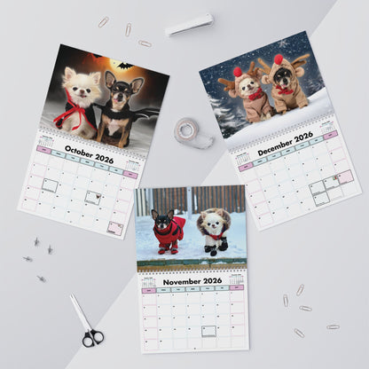 Calendar - Tiny Chihuahua Cedric & Maya 2026