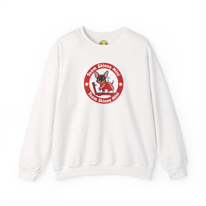 Team Skinny Mini Badge Crewneck Sweatshirt – Small Steps, Big Wags