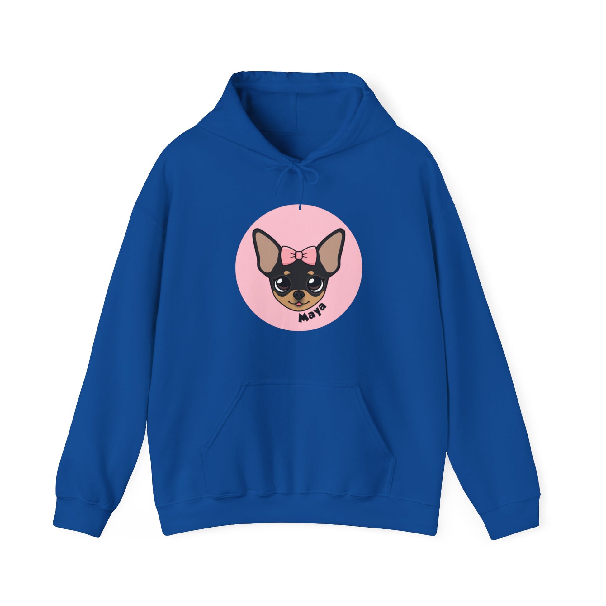 Tiny Chihuahua Maya's Cozy Comfort Hoodie - Dark Edition - Tiny Chihuahua Shop