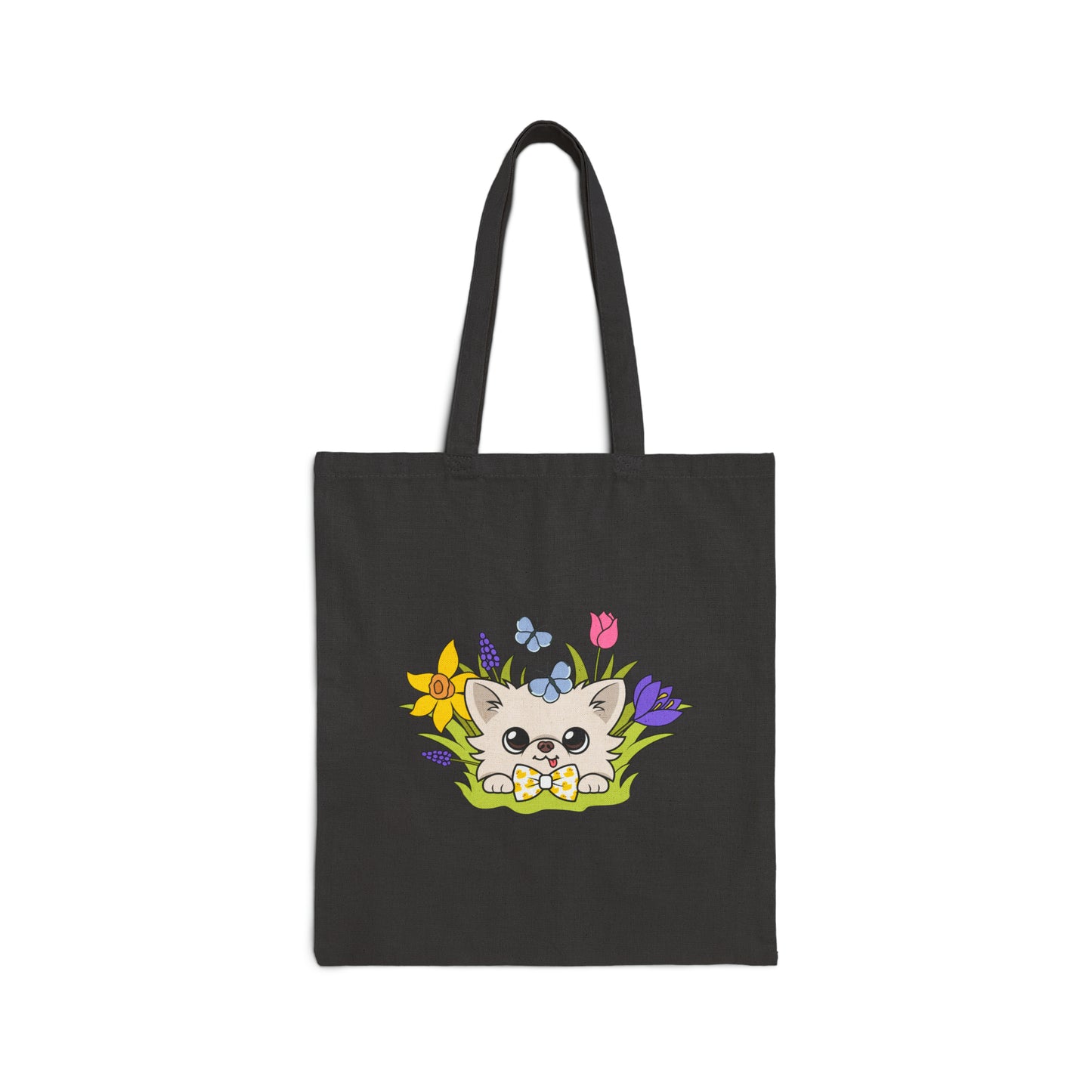 Cedric and Maya Spring Garden Tour Cotton Tote