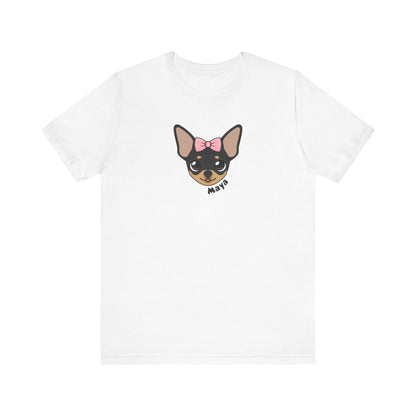 Tee-shirt unisexe signature du petit Chihuahua Maya