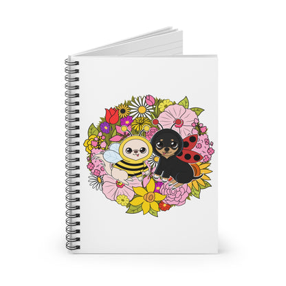 Blooming Garden Bug‑Chis Notebook