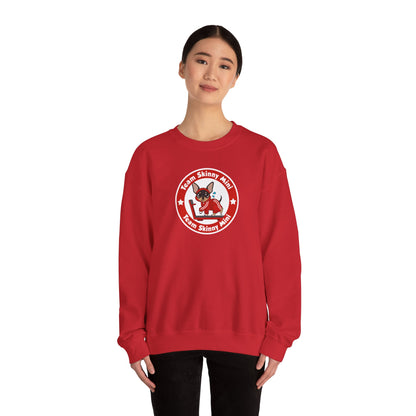 Team Skinny Mini Badge Crewneck Sweatshirt – Small Steps, Big Wags