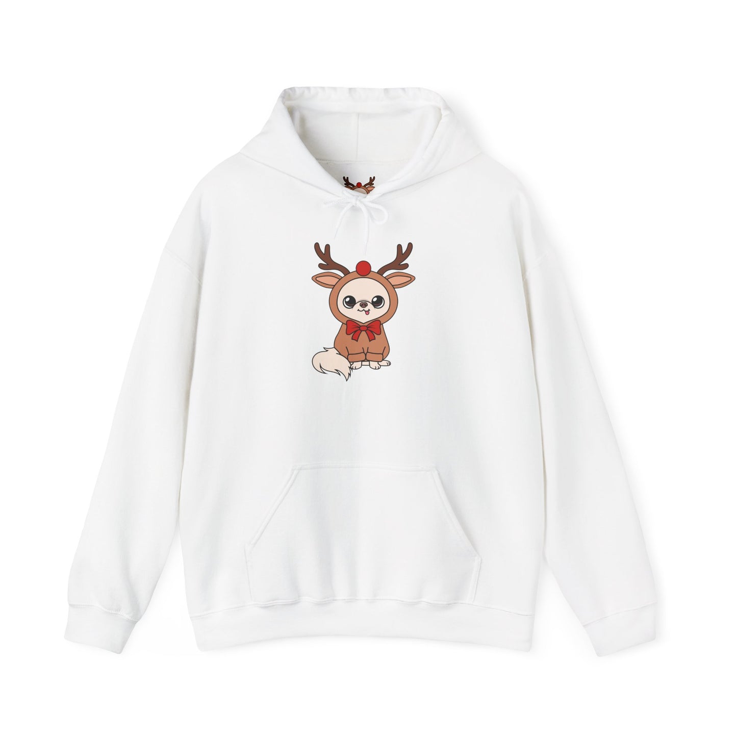 Cedric Reindeer Cheer Unisex Hoodie – Tiny Festive Joy