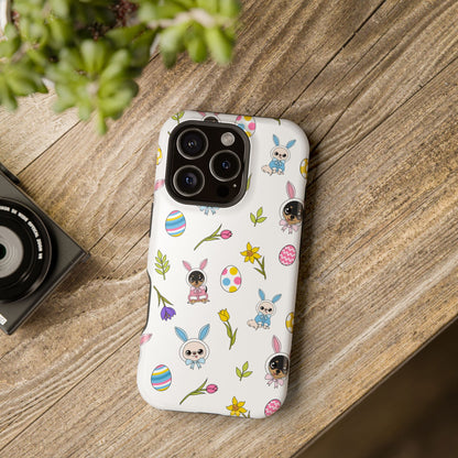 Cedric & Maya Easter Pattern Magnetic Tough Phone Case