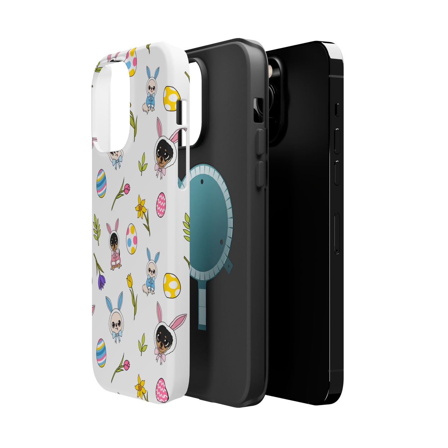 Cedric & Maya Easter Pattern Magnetic Tough Phone Case