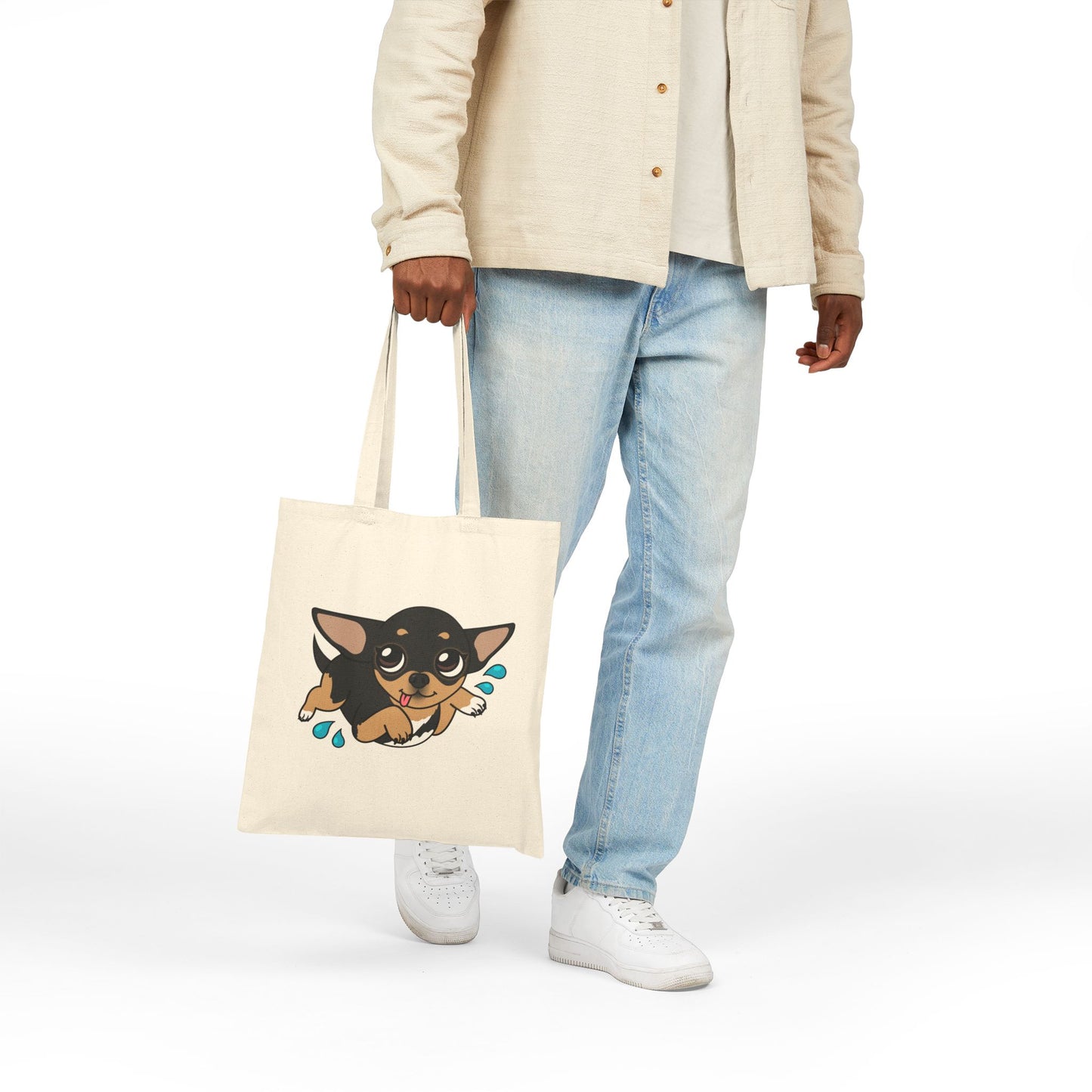 Air Swimming Maya Cotton Canvas Tote – Gentle Summer Joy