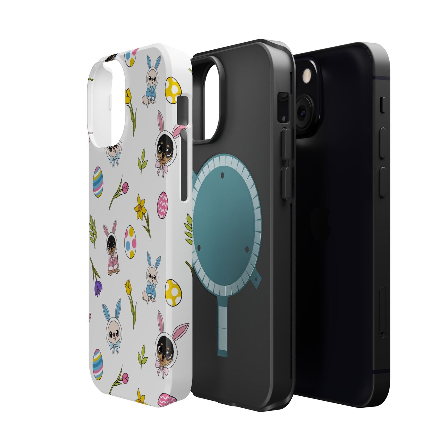 Cedric & Maya Easter Pattern Magnetic Tough Phone Case